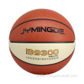 9 panels design leather custom basketball